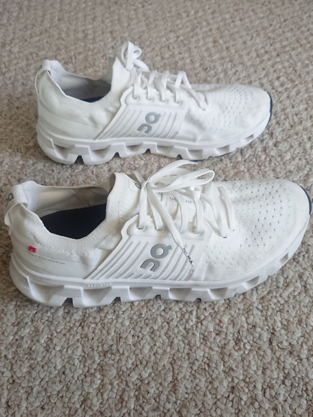 On Cloudswift All-White Running 4 running Sneakers size M10.5 - Picture 3 of 16